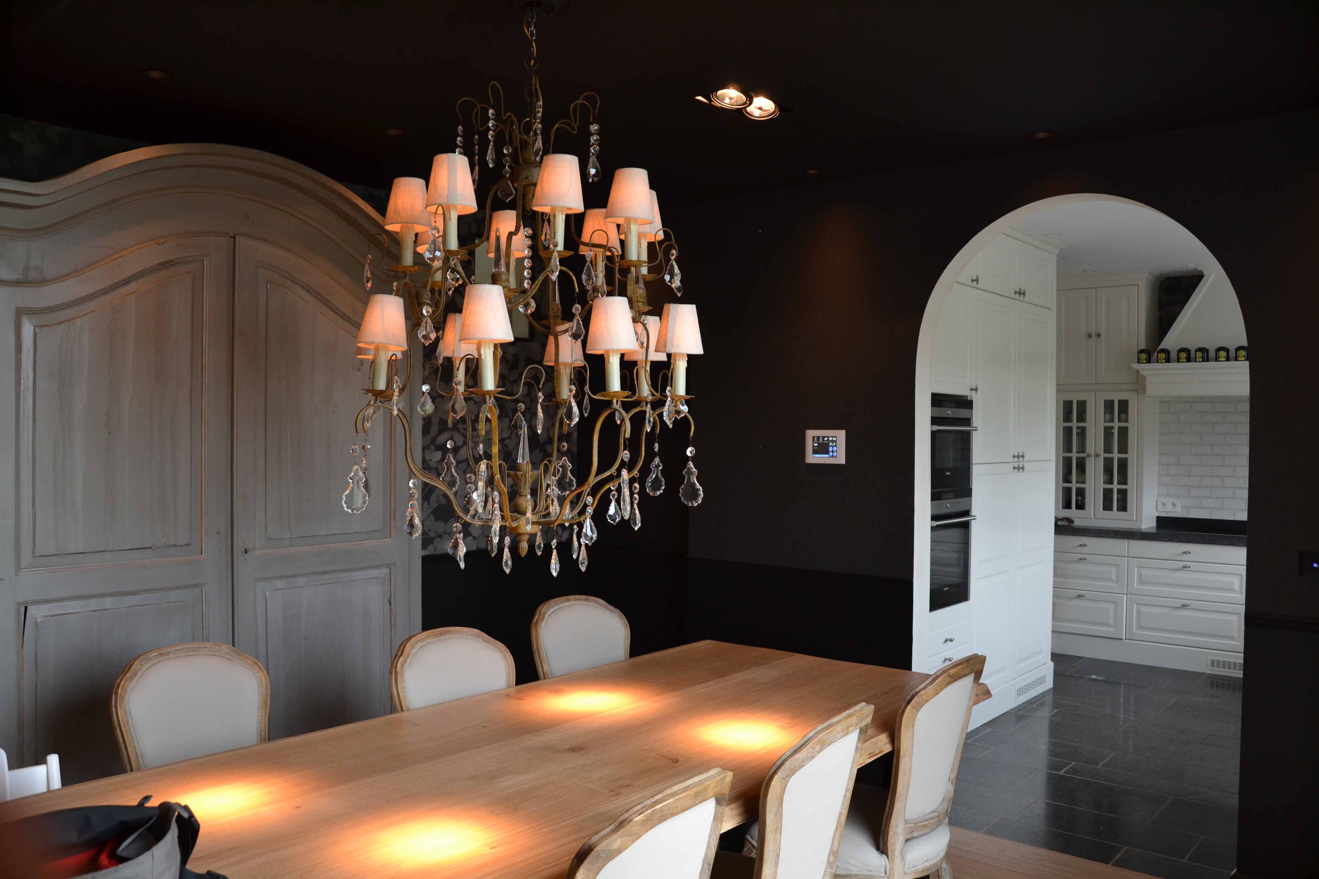 salon d'un résidence privée avec DTSC04 mural