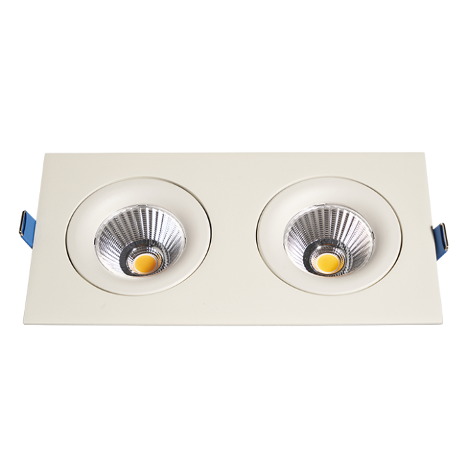 double LED lamp DLIGHT01-D white when viewed at an angle