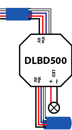 schema de câble du DLBD500