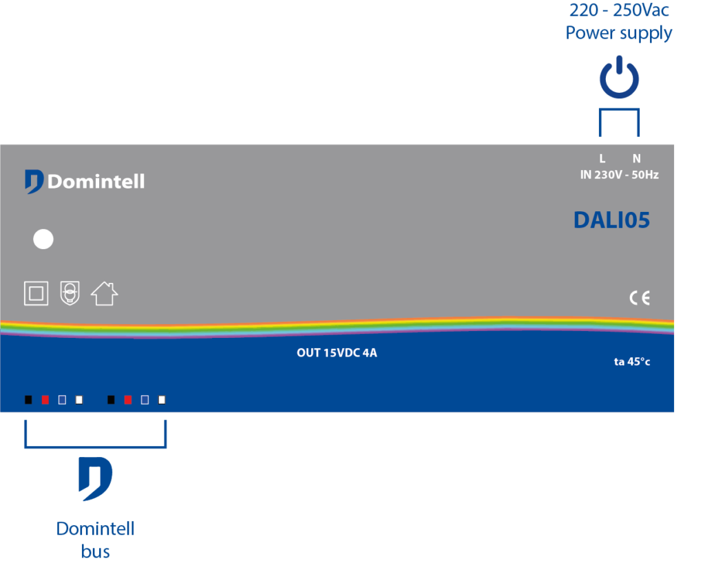 schéma de câblage du DALI05