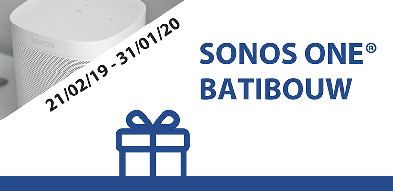offre promotionnelle Sonos Batibouw 2019