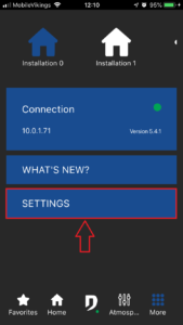 settings screenshot