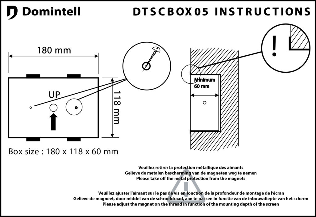 mounting instructions DTSCBOX05